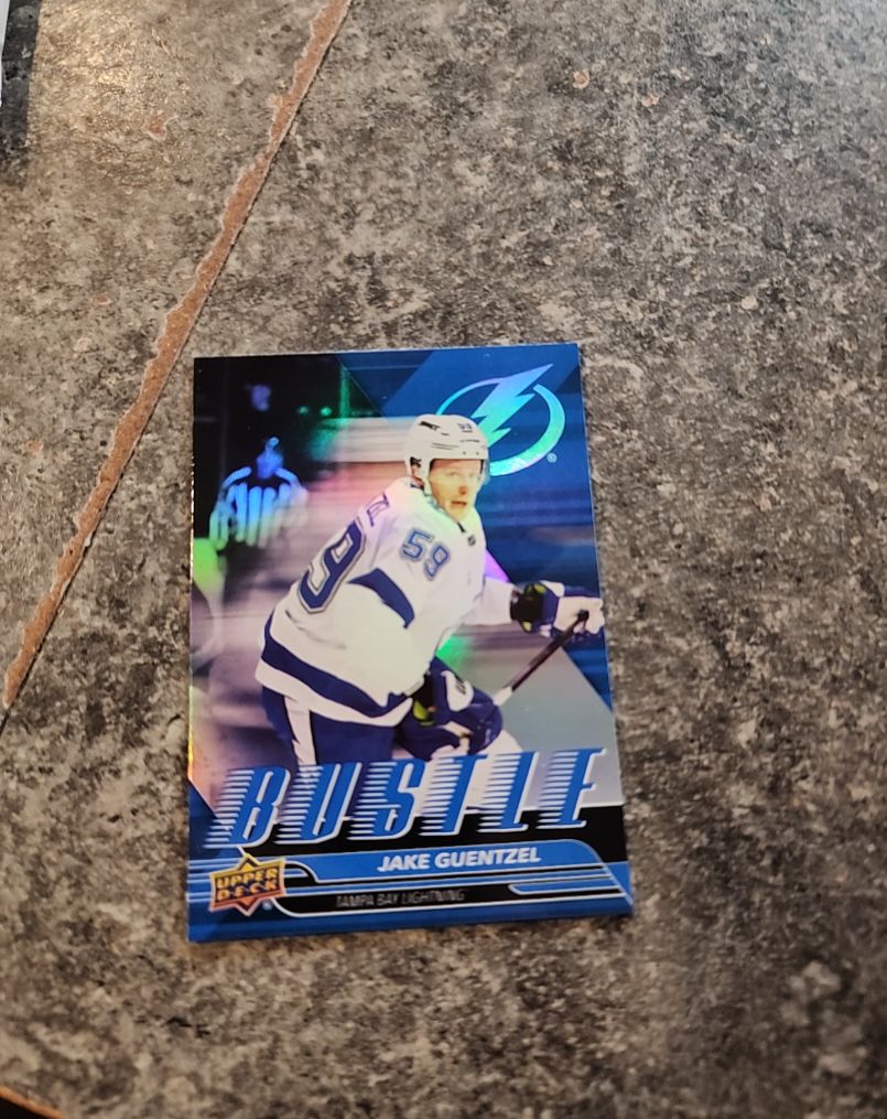 2025-26 Upper Deck Series 1 Bustle #B-10 Jake Guentzel — front