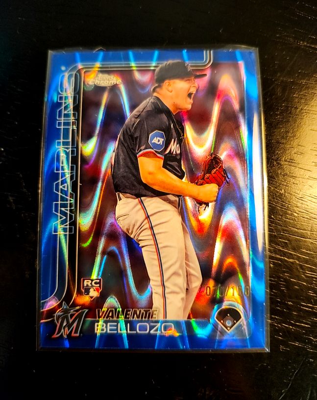 2025 Topps Chrome #122 Valente Bellozo — front