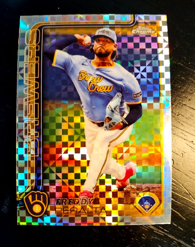 2025 Topps Chrome #95 Freddy Peralta — front