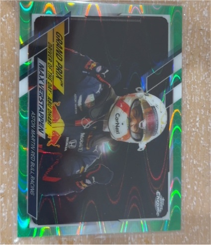 2021 Topps Chrome Formula 1 #155 Max Verstappen Aston Martin Red Bull Racing — front