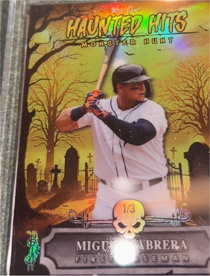 2023 Topps Haunted Hits Monster Hunt #HH-MC Miguel Cabrera — front