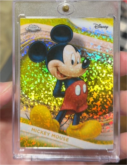 2025 Topps Chrome Disney #1 Mickey Mouse — front