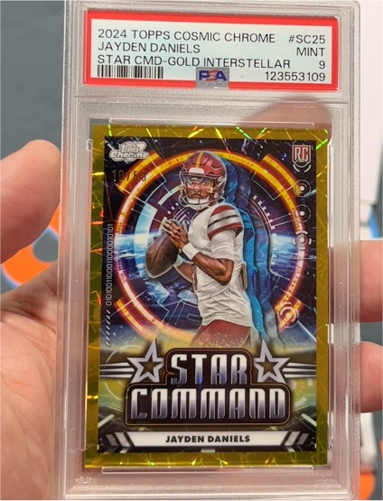 2024 Topps Cosmic Chrome #SC-25 Jayden Daniels — front