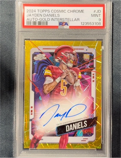 2024 Topps Cosmic Chrome #JD Jayden Daniels — front