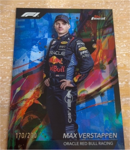 2024 Topps Finest #170 Max Verstappen — front