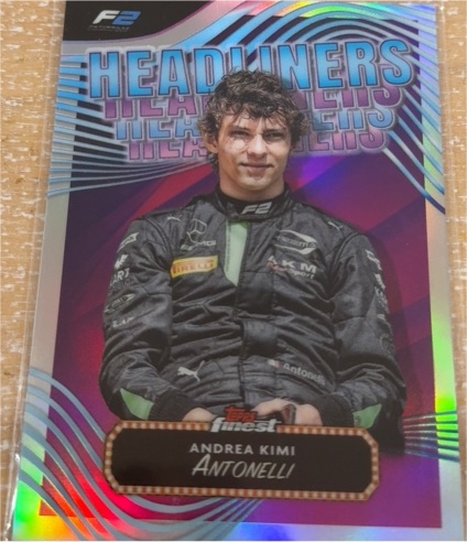 2024 Topps Finest Formula 1 #HL-11 Andrea Kimi Antonelli Headliners — front