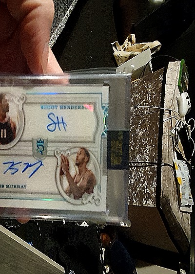 2023-24 Topps Royalty Basketball Dual Autograph Scoot Henderson/Kris Murray — front