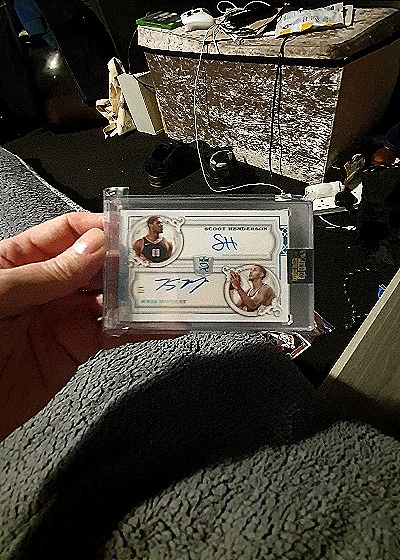 2023 Panini Dominion Dual Autograph #D-SS Scott Henderson — front