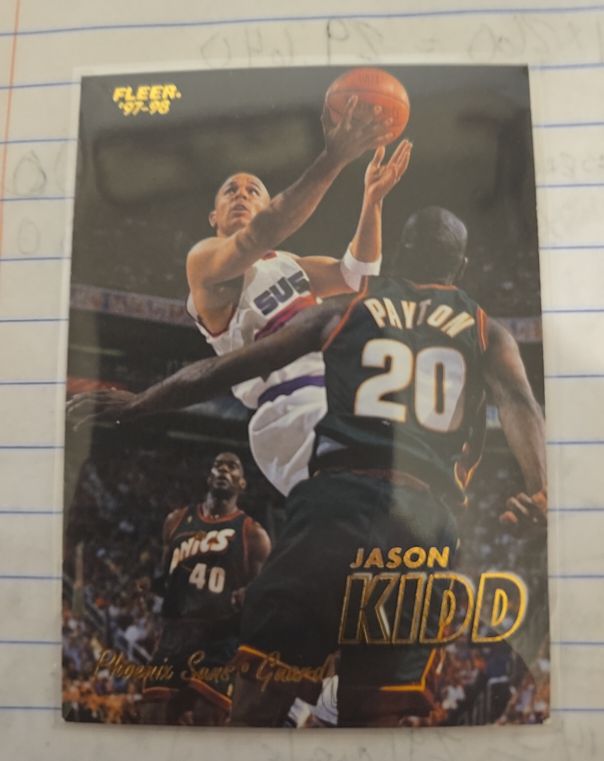 1997-98 Fleer #240 Jason Kidd — front