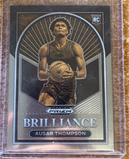 2023 Panini Prizm Draft Picks Brilliance #12 Ausar Thompson — front