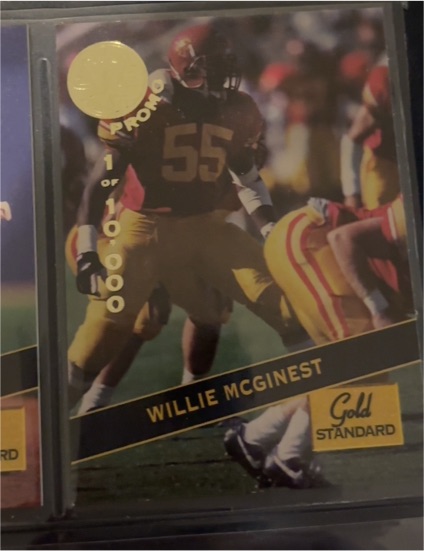 1994 Signature Rookies Gold Standard #P3 Willie McGinest — front