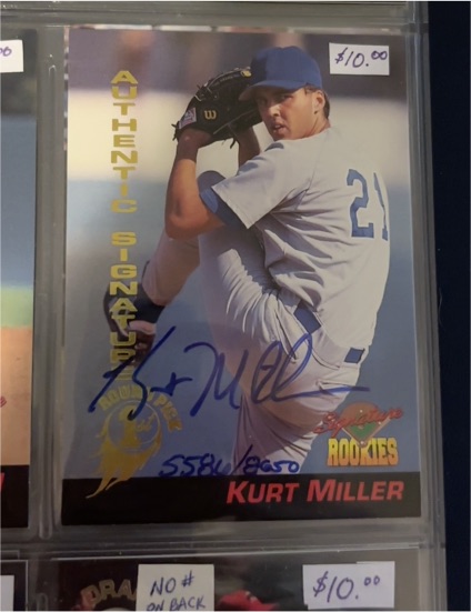 1994 Signature Rookies #38 Kurt Miller — front
