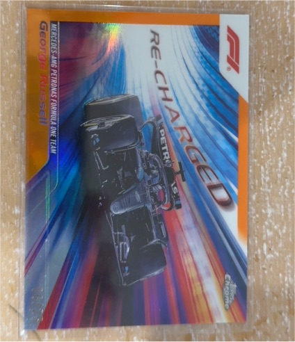2024 Topps Chrome Formula 1 Re-Charged #RECH-5 George Russell — front