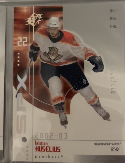 2002-03 Upper Deck SPx #35 Kristian Huselius — front