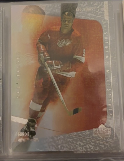 2000-01 Upper Deck Legends Supreme Milestones #SM2 Gordie Howe — front