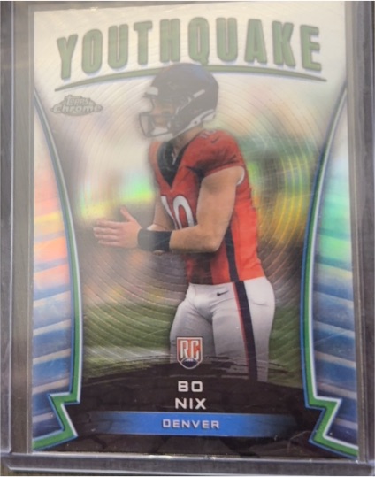 2024 Topps Chrome #Y-16 Bo Nix Youthquake — front