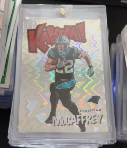 2020 Panini Absolute Kaboom #K-CM Christian McCaffrey — front