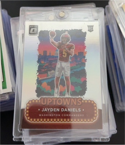 2024 Panini Donruss Optic #2 Jayden Daniels Uptowns Rookie — front