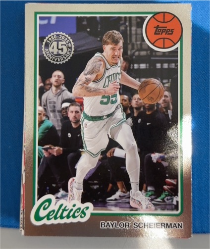 2025-26 Topps 45th Anniversary #80BK-49 Baylor Scheierman — front