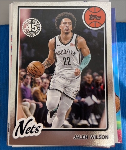 2025-26 Topps 45th Anniversary #80BK-9 Jalen Wilson — front