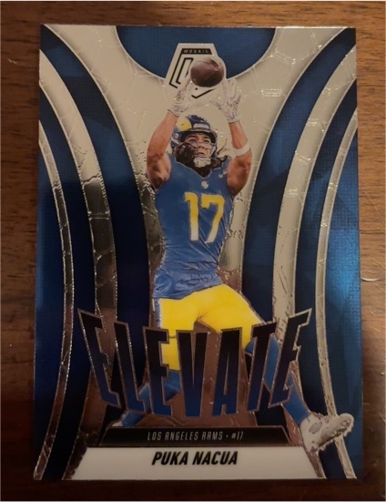2025 Panini Mosaic #18 Puka Nacua Elevate — front