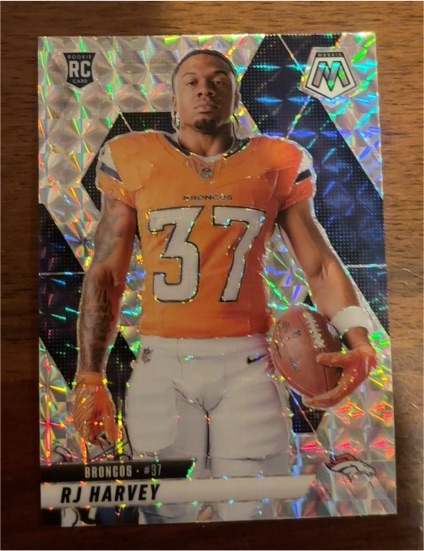 2025 Panini Mosaic #284 RJ Harvey — front