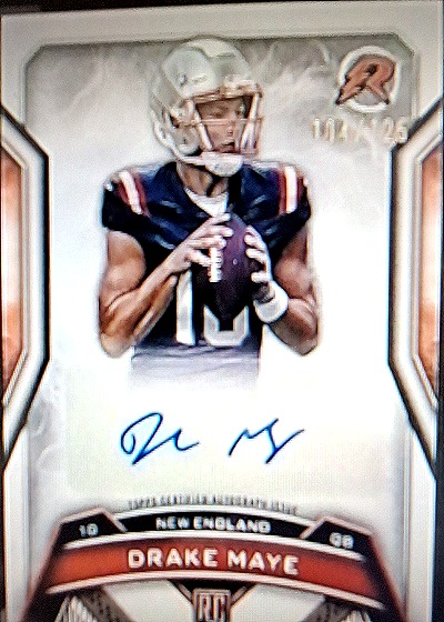 2024 Topps Resurgence Rookie Signatures #RRS-DM Drake Maye — front