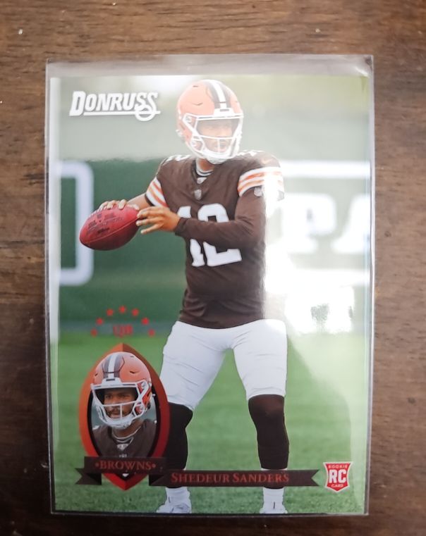 2025 Panini Donruss #2 Shedeur Sanders Rookie Retro 1995 — front