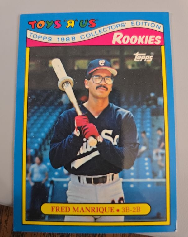 1988 Topps Toys R Us Rookies #16 Fred Manrique — front