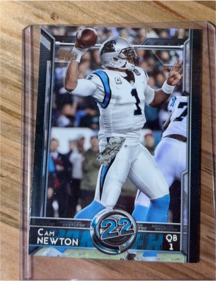 2015 Topps #347 Cam Newton — front