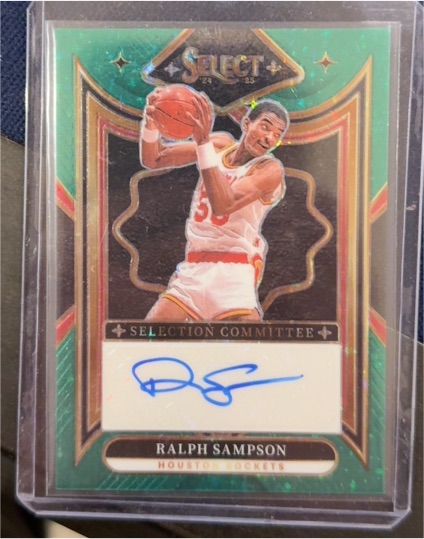 2024-25 Panini Select #SC-SAM Ralph Sampson Selection Committee Signatures — front
