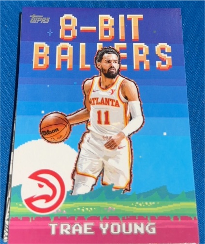 2025-26 Topps Basketball #8B-6 Trae Young 8-Bit Ballers Atlanta Hawks — front