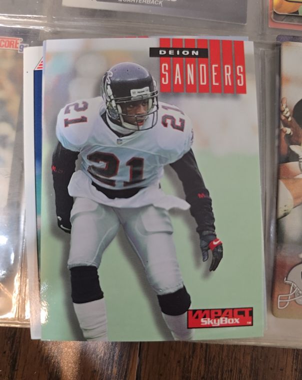 1994 SkyBox Impact #17 Deion Sanders — front