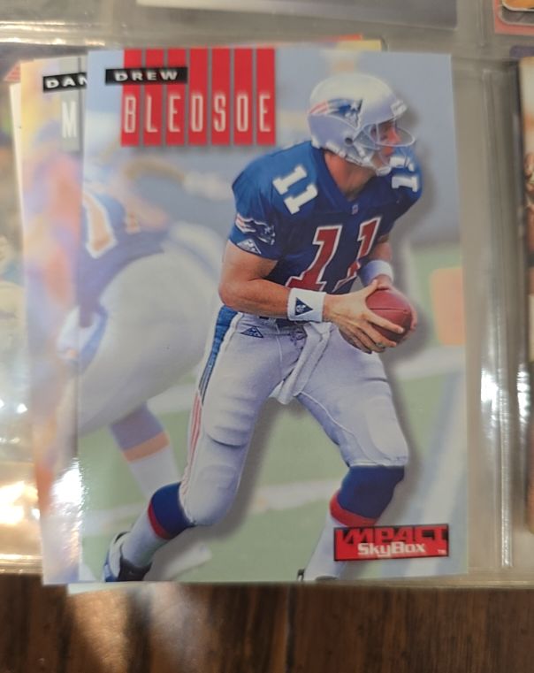 1994 SkyBox Impact #166 Drew Bledsoe — front