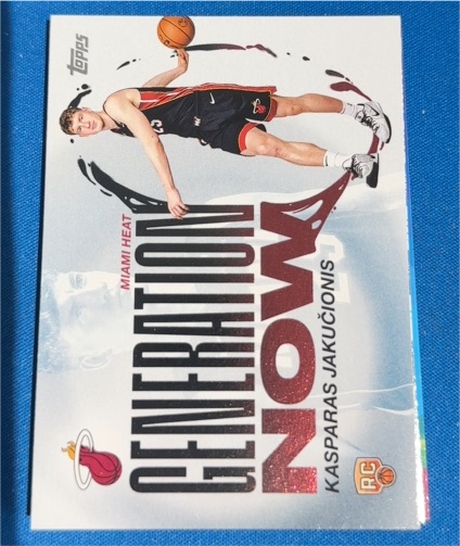 2025-26 Topps Generation Now #GN-20 Kasparas Jakucionis — front