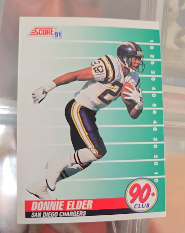 1991 Score #324 Donnie Elder — front