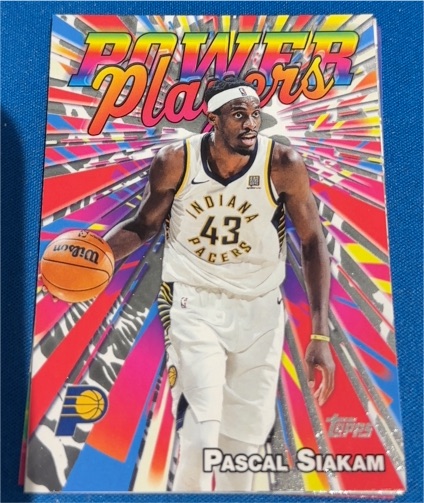 2025-26 Topps Flagship Basketball #PP-3 Pascal Siakam Power Players — front