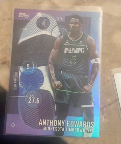 2025-26 Topps #SA-4 Anthony Edwards — front