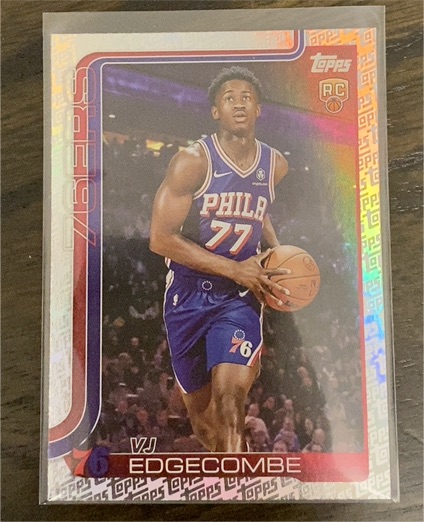 2025-26 Topps #203 VJ Edgecombe — front