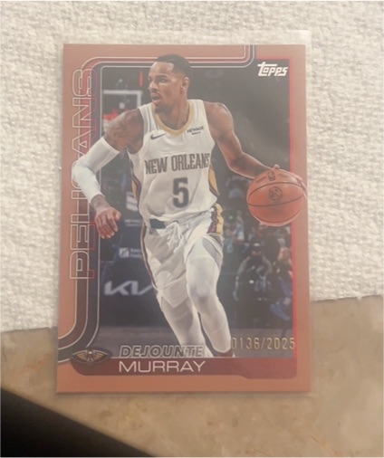 2025 Topps #136 Dejounte Murray — front