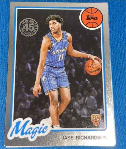 2025-26 Topps Basketball 45th Anniversary #80BK-71 Jase Richardson — front