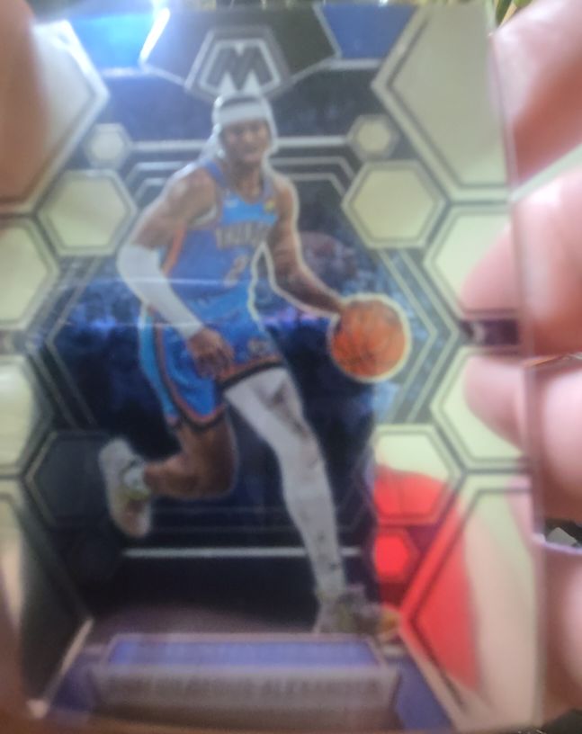 2024-25 Panini Mosaic City Edition Blue #289 Shai Gilgeous-Alexander — front