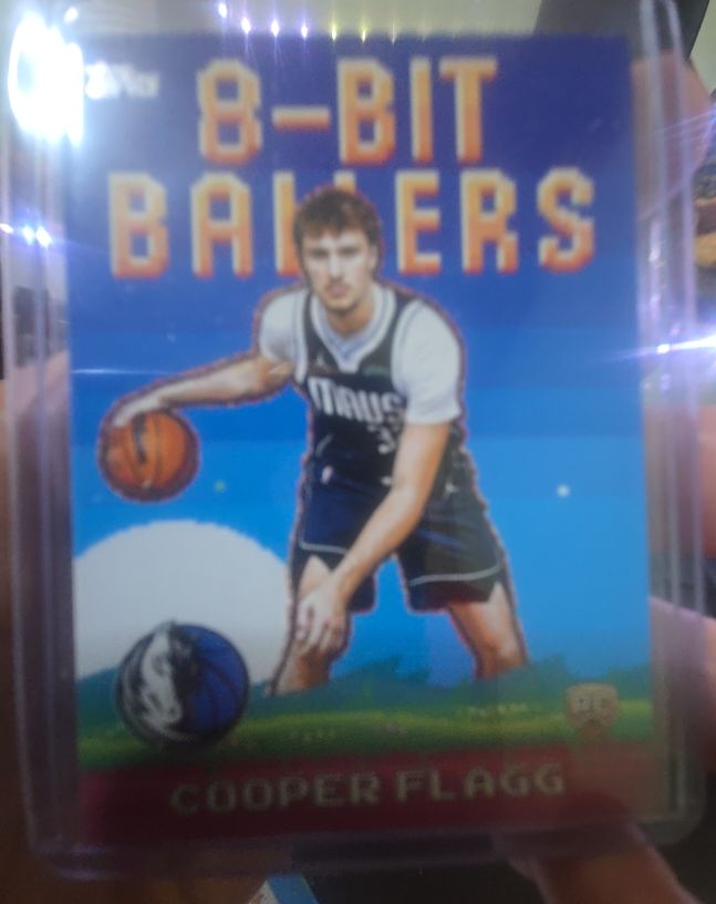 2025-26 Topps #8B-31 Cooper Flagg 8-Bit Ballers Rookie Card — front