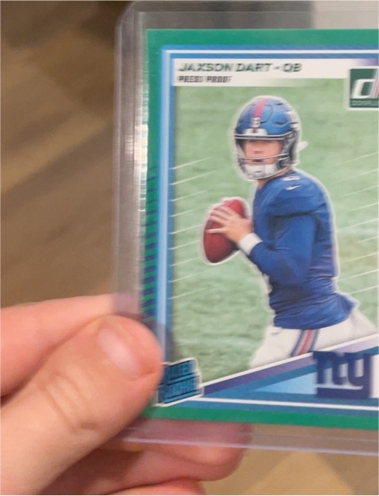 2025 Donruss #400 Jaxson Dart Rated Rookie — front