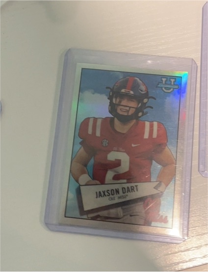 2022 Bowman University Chrome 1952 Bowman #52BF-13 Jaxson Dart — front