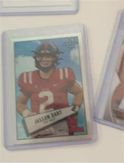 2022 Bowman University Chrome 1952 Bowman Refractor #52BF-13 Jaxson Dart — front