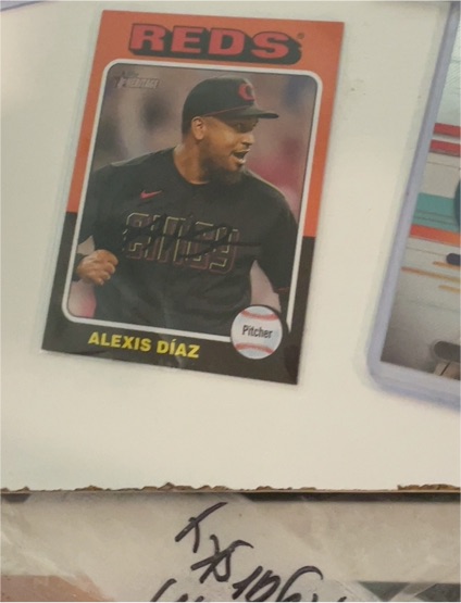 2024 Topps Heritage #39 Alexis Díaz — front