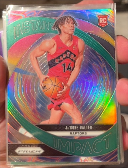 2024-25 Panini Prizm #18 Ja'Kobe Walter Instant Impact — front