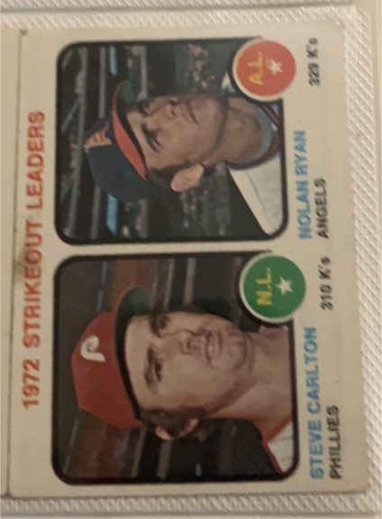 1973 Topps #67 Nolan Ryan / Steve Carlton — front