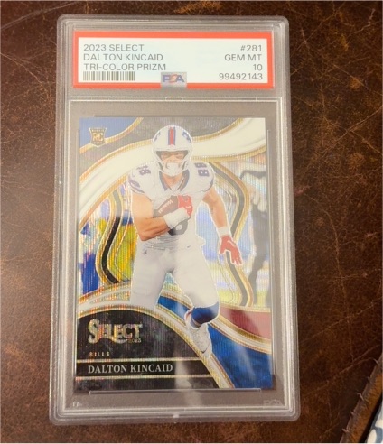 2023 Select #281 Dalton Kincaid Tri-Color Prizm — front